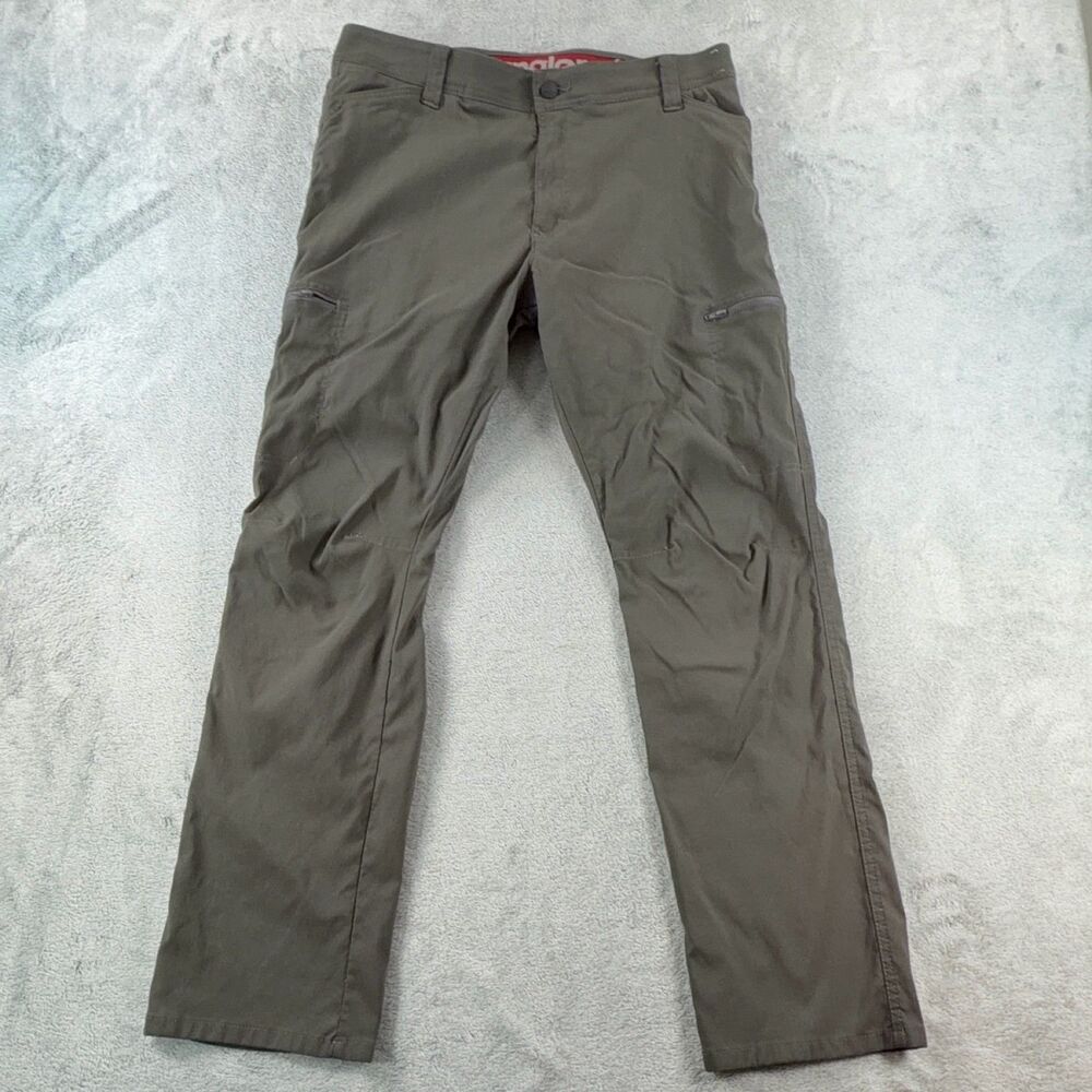 Wrangler Performance Series Men's Cargo Pants Green 34x30 Regular Fit Canvas